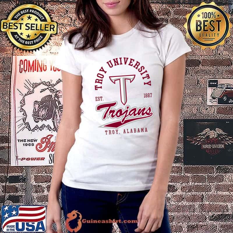Troy University Athletics Trojan Pride TU Est 1887 T-Shirt