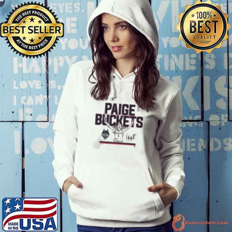 Uconn Basketball Paige Bueckers Buckets Signature Shirt Hoodie