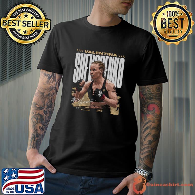 Valentina Shevchenko Bold Signature Kyrgyzstani and Peruvian professional mixed T-Shirt
