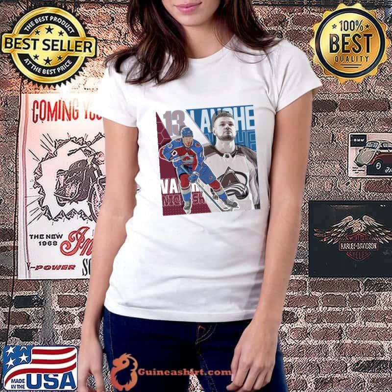 Valeri Nichushkin Russian professional ice hockey right winger Colorado Avalanche T-Shirt