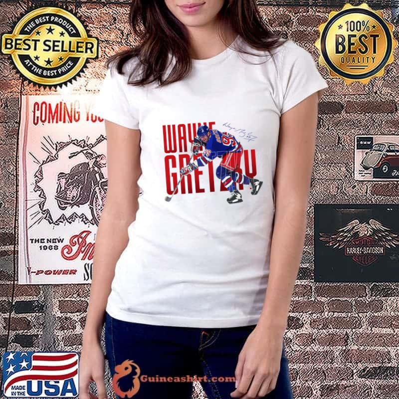 Wayne Gretzky Signature Canadian former professional ice hockey player T-Shirt