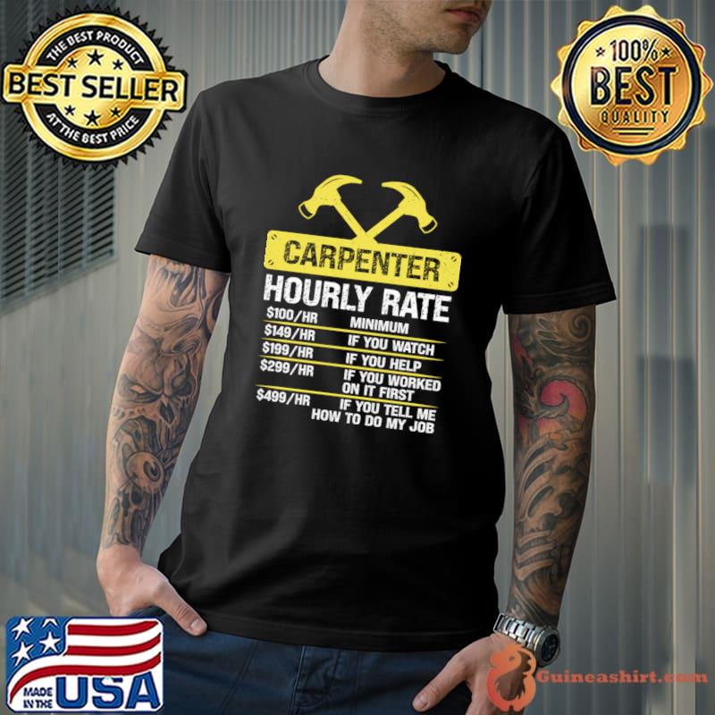Worker Woodworking Carpenter If you tell me how to do my job T-Shirt