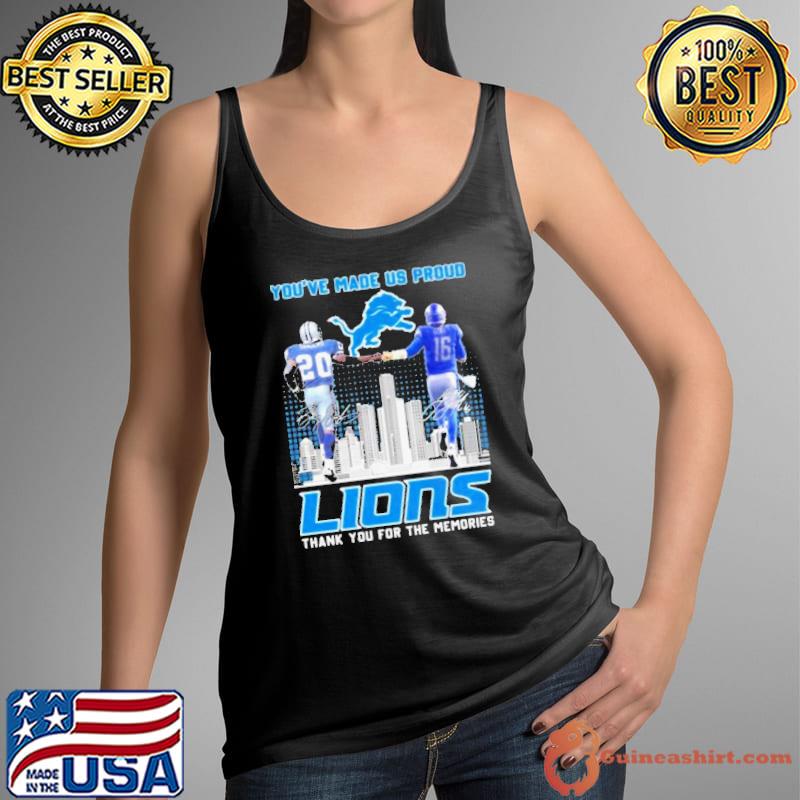 You’ve Made Us Proud Lions Thank You For The Memories Signature shirt