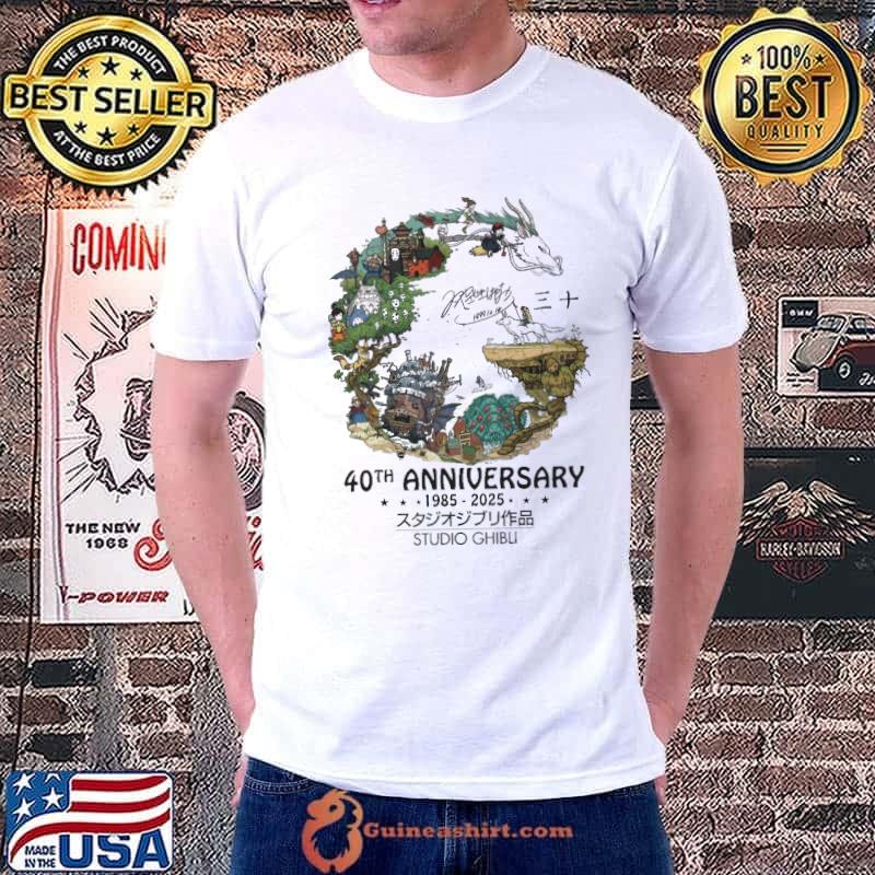 40th anniversary 1985 2025 studio ghibli signature s Unisex