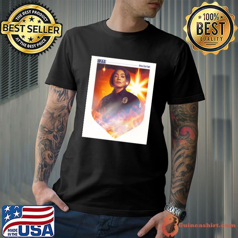 9-1-1 Athena Grant Nash - Starburst field Sergeant in the Los Angeles Police Department T-Shirt Unisex