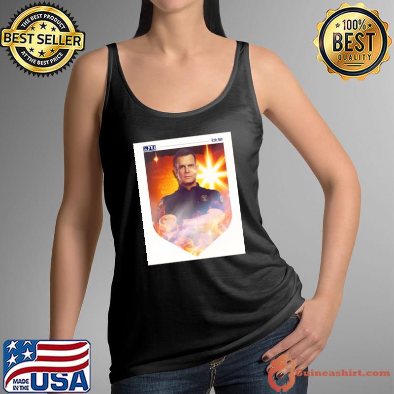 9-1-1 Bobby Nash Starburst the captain of Station 118 of the Los Angeles Fire DepartmentT-Shirt