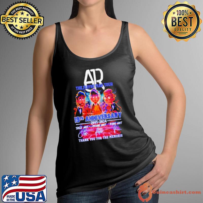 AJR The Maybe Man Tour 19th Anniversary 2005-2024 thank you for the memories shirt