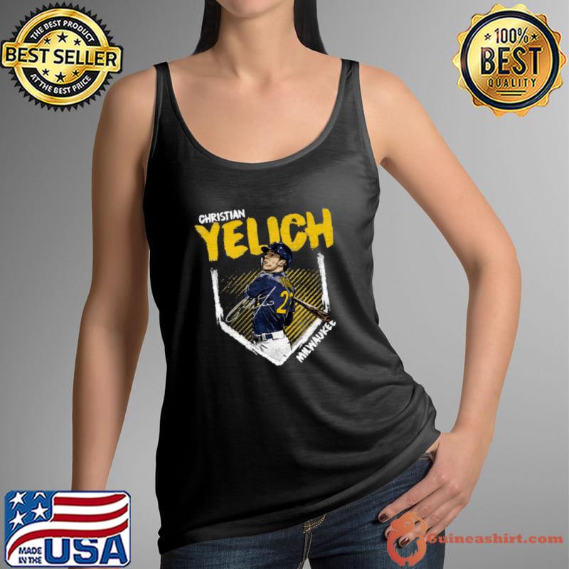 American professional baseball left fielder for the Milwaukee Brewers christian yelich base T-Shirt