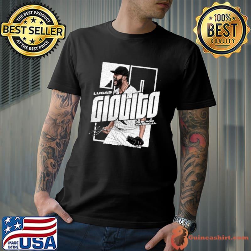 American professional baseball pitcher for the Boston Red Sox signature lucas giolito stretch T-Shirt