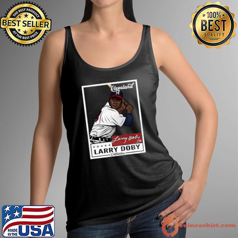 American professional baseball player in the Negro leagues larry doby throwback card T-Shirt Tank Top