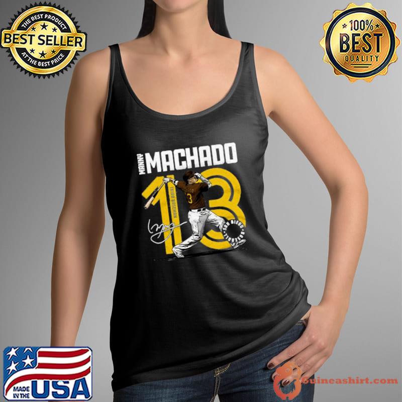 American professional baseball third baseman signature manny machado T-Shirt