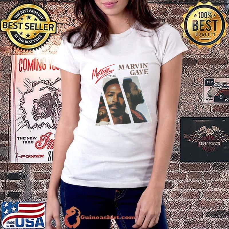 Awesome marvin Gaye Ballad Brilliance American singer and songwriter T-Shirt Ladiestee