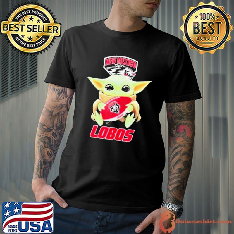 Baby Yoda Hug Rugby New Mexico Lobos 2024 s Unisex