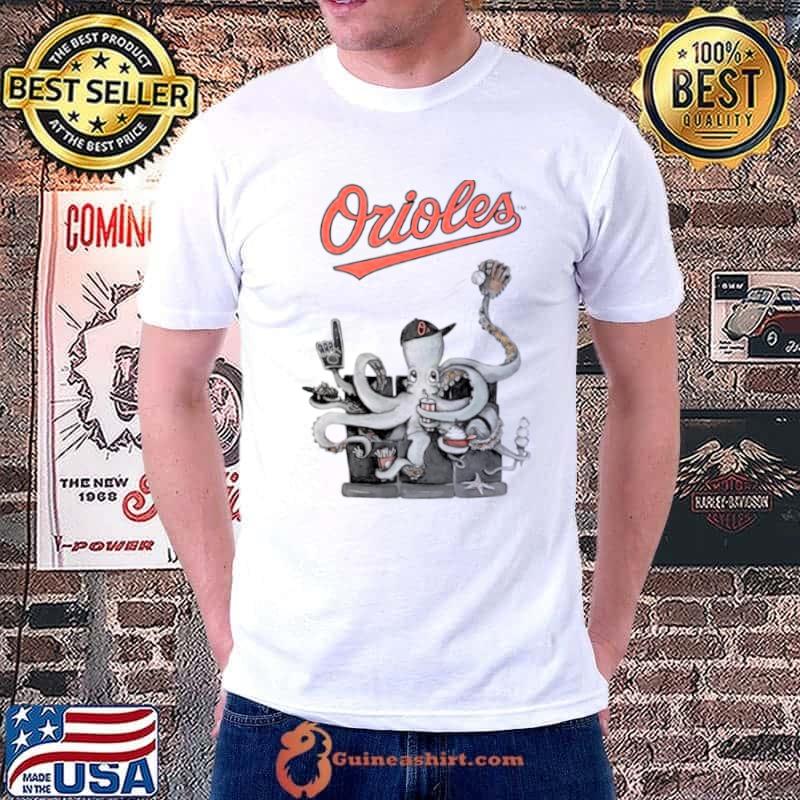 Baltimore Orioles Octopus baseball shirt