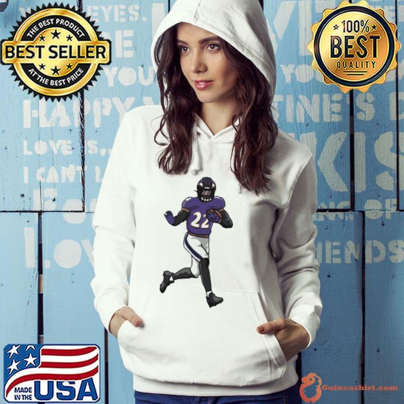 Baltimore Ravens Derrick Henry Running Holding Ball s Hoodie