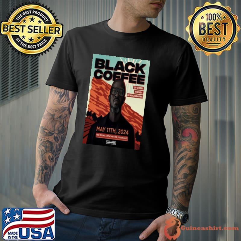 Black Coffee May 11 2024 At Red Rocks Amphitheatre In Morrison Shirt Unisex
