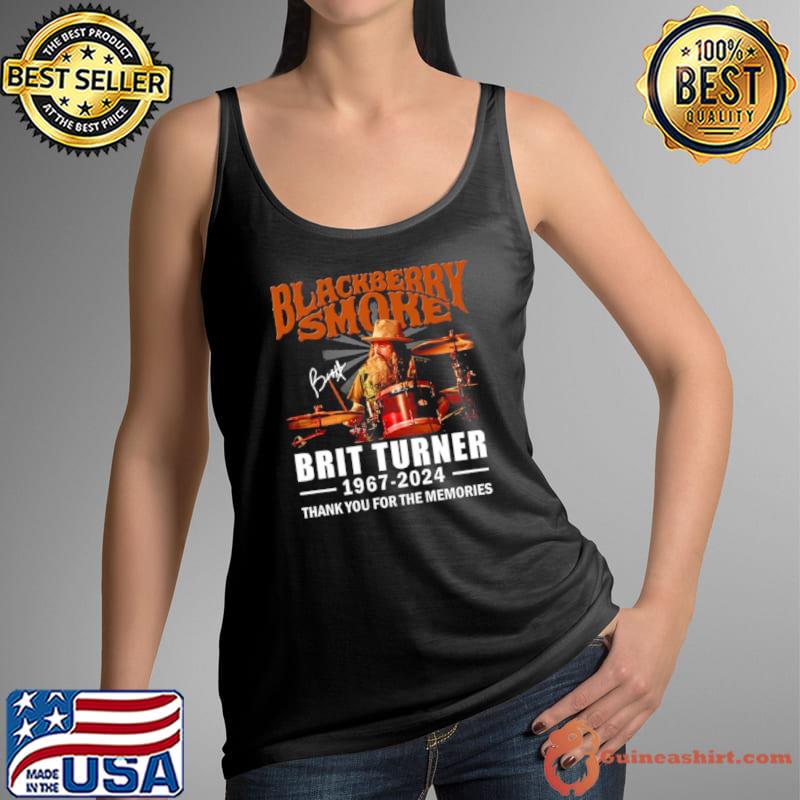 Blackberry Smoke Brit Turner 1967 2024 Thank You For The Memories Signatures Shirt Tank Top