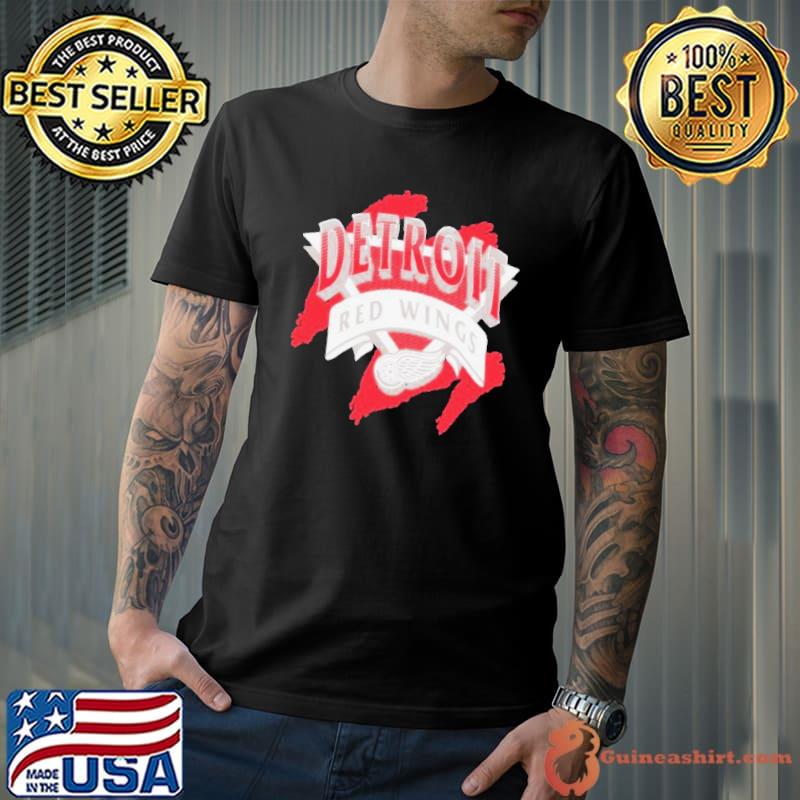 Blood Stains Wings Vintage Detroit Hockey shirt