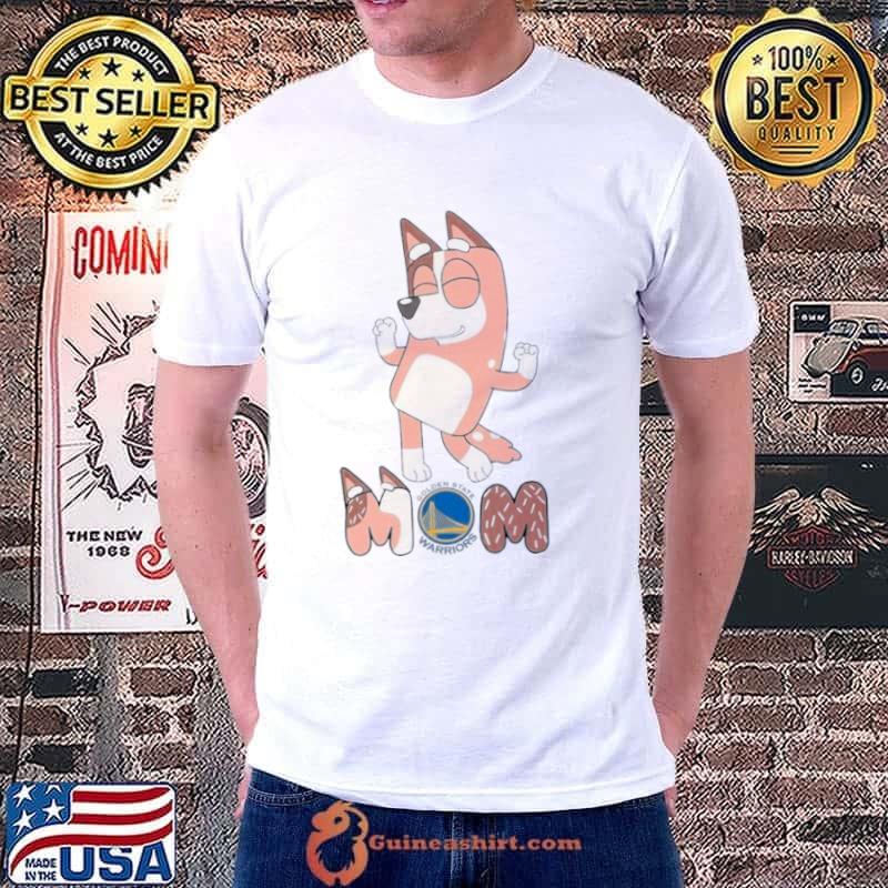Bluey Mom Golden State Warriors Basketball dancing s Unisex