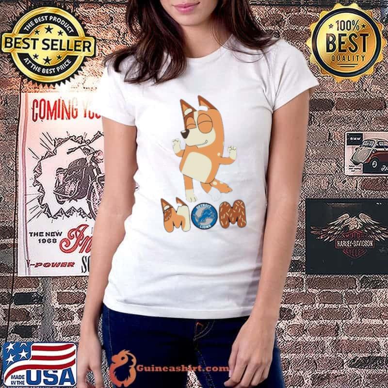 Bluey Mom Lions Football dancing shirt