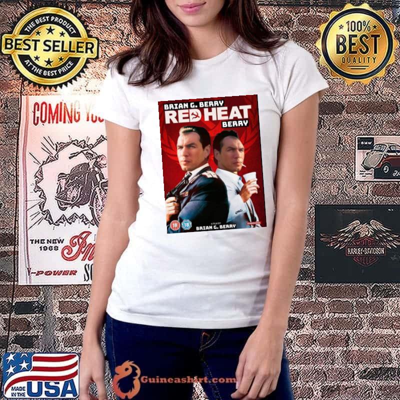 Brian Red Heat Berry Legend Music T-Shirt Ladiestee