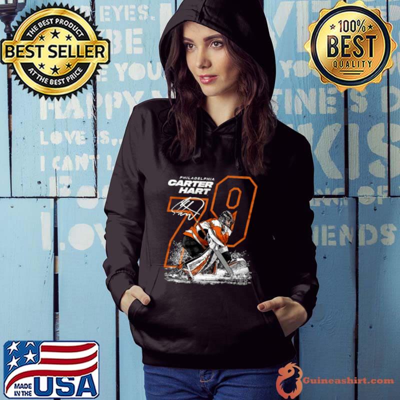 Canadian professional ice hockey goaltender for the Philadelphia Flyers carter hart 79 signature T-Shirt