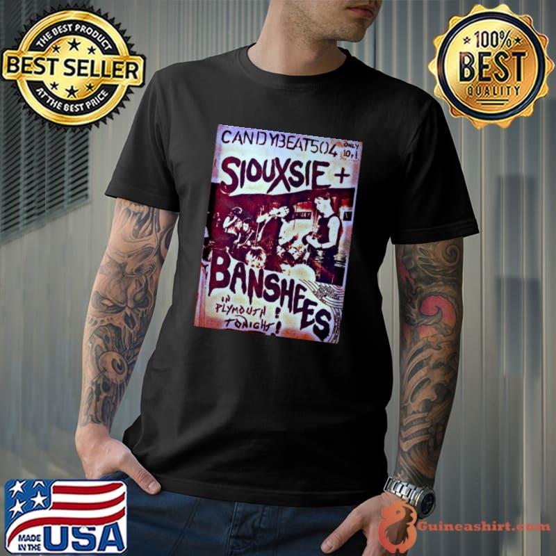 Candy Beat 504 Siouxsie and the Banshees Live Performances T-Shirt Unisex