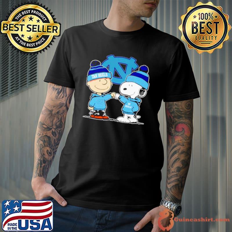Charlie Brown and Snoopy go UNC Tar Heels shirt