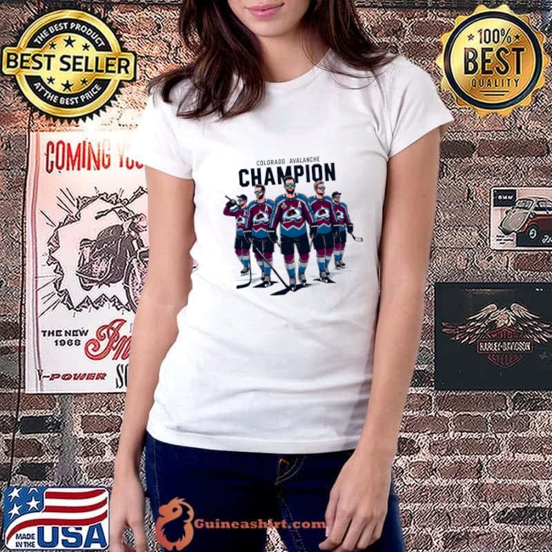 Colorado Avalanche Champion professional ice hockey team based T-Shirt Ladiestee