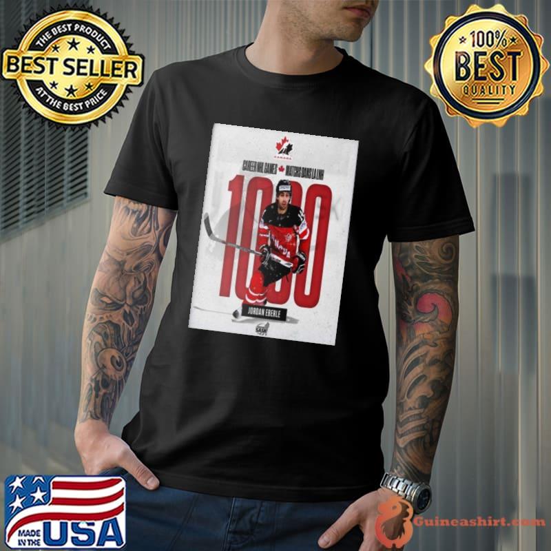 Congratulations Jordan Eberle Set To Play In His 1000th Game Hockey Canada shirt