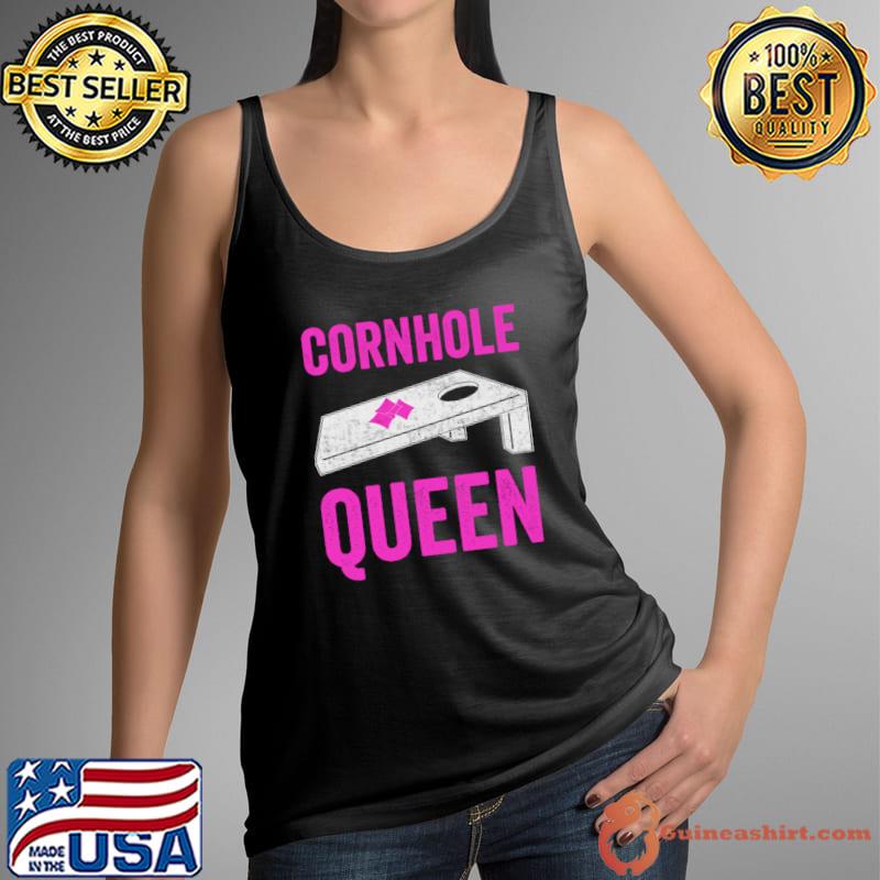 Cornhole Queen Corn Hole For Women T-Shirt Tank Top
