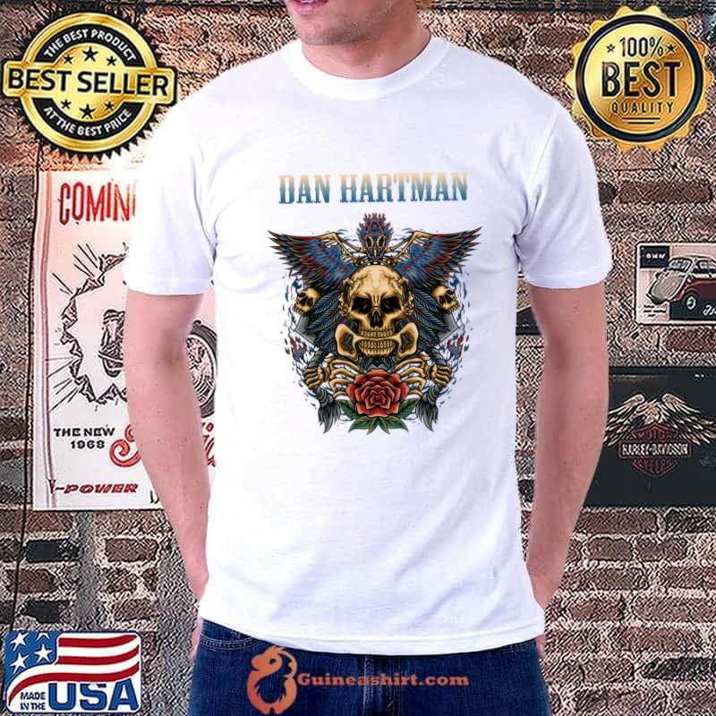 Daniel Earl Hartman American pop rock musician skull roses T-Shirt