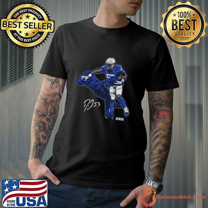 Darius leonard stiff arm American football linebacker for the Philadelphia Eagles T-Shirt Unisex