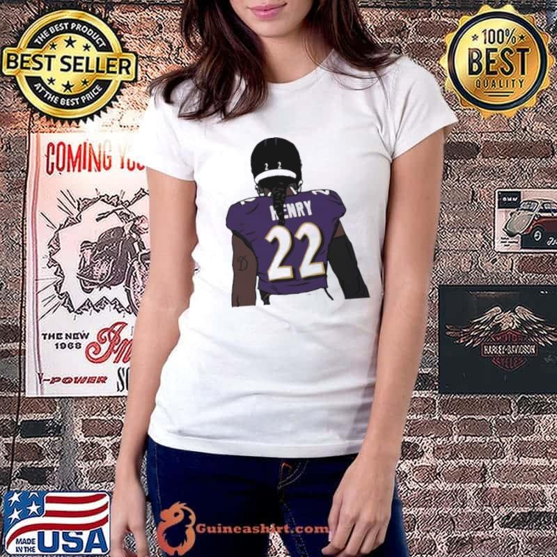 Derrick Henry Back Baltimore football player shirt