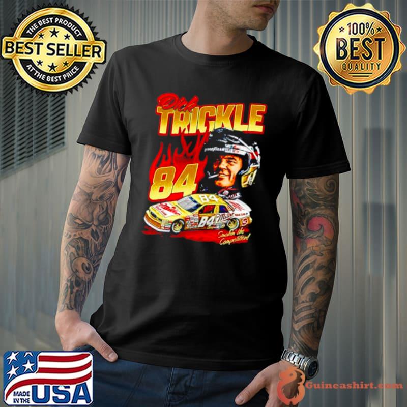 Dick Trickle smokin’ the competition shirt