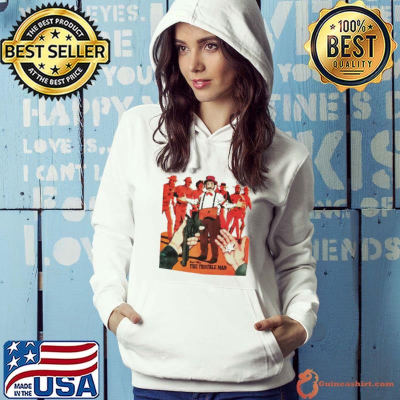 Don’t Miss The Trouble Man Cowboy Western Retro Comic s Hoodie