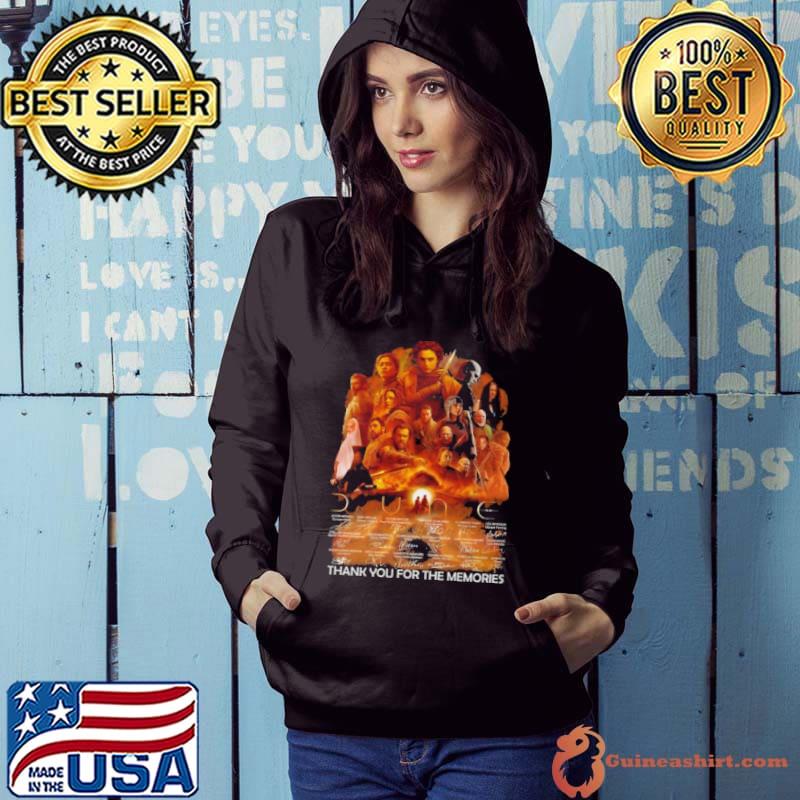 Dune Movie Fan Thank You For All Memories Signatures Shirt Hoodie