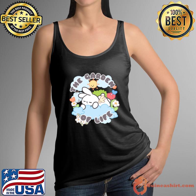 Escape toThe Garden of Life with Cute Rabbit Loppi Tokki T-Shirt