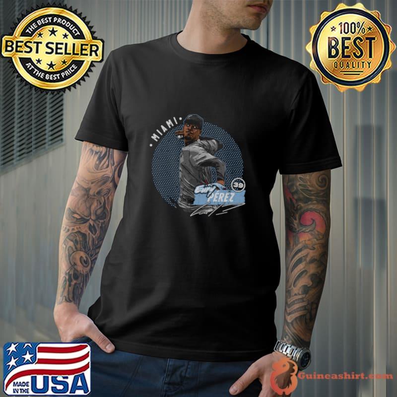 Eury Perez Miami Dots Dominican professional baseball pitcher T-Shirt