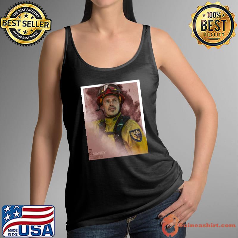 Fire Country Dominican American actor who has appeared Manny Perez Fade T-Shirt