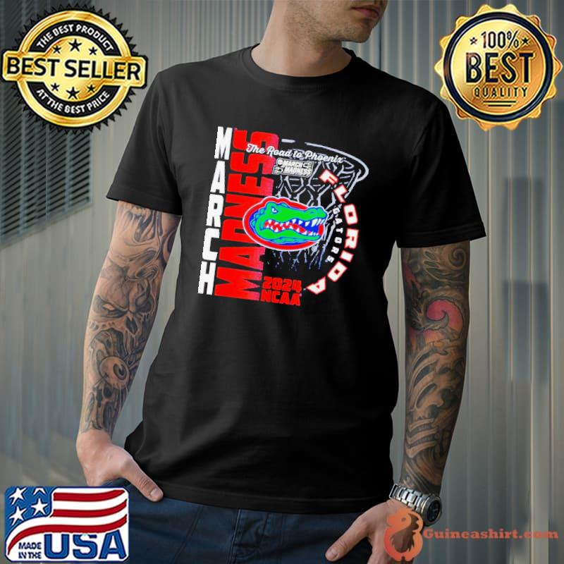Florida Gators 2024 NCAA Basketball the road to Phoenix March Madness shirt
