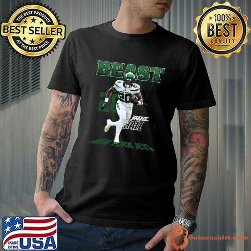 Funny american football running back for the New York Jets Breece Hall Beast T-Shirt