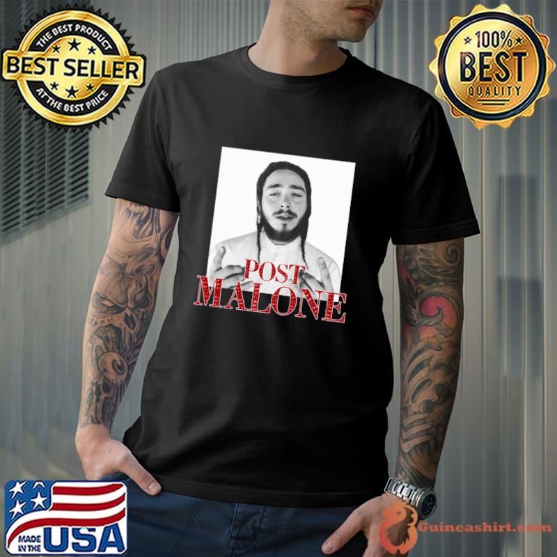 Funny american rapper singer songwriter post malone T-Shirt