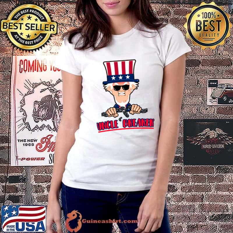 Funny Basketball Player Uncle Breaker Pun T-Shirt Ladiestee