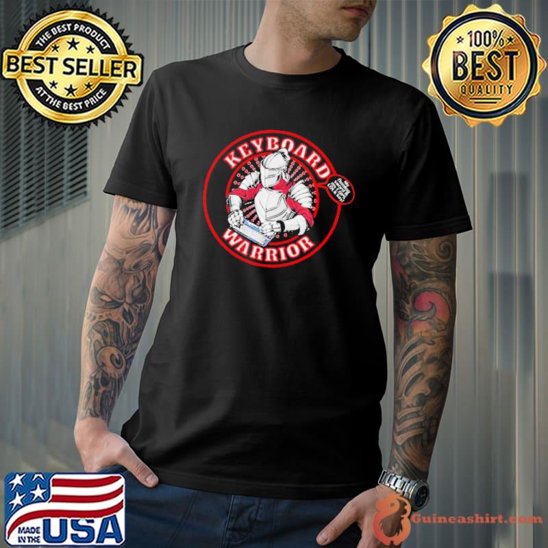 Funny keyboard Warrior Unleash The Power Of Caps Lock Logo Knight Shirt Unisex