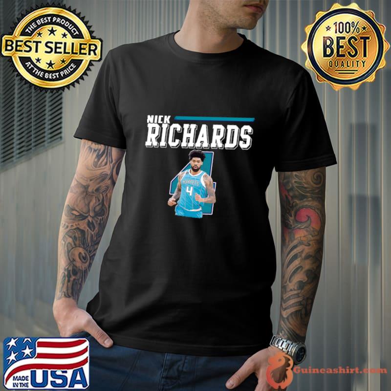 Funny nick Richards Jamaican professional basketball player for the Charlotte Hornets T-Shirt