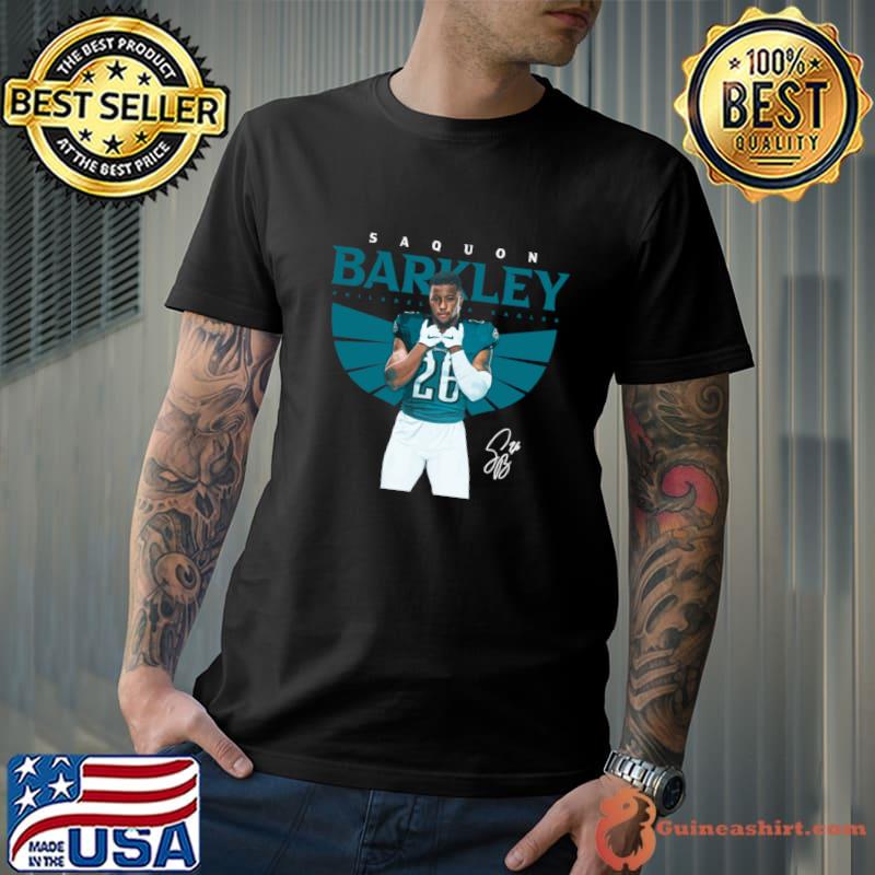 Funny saquon Barkley Superstar Signature American football running back for the Philadelphia Eagles T-Shirt