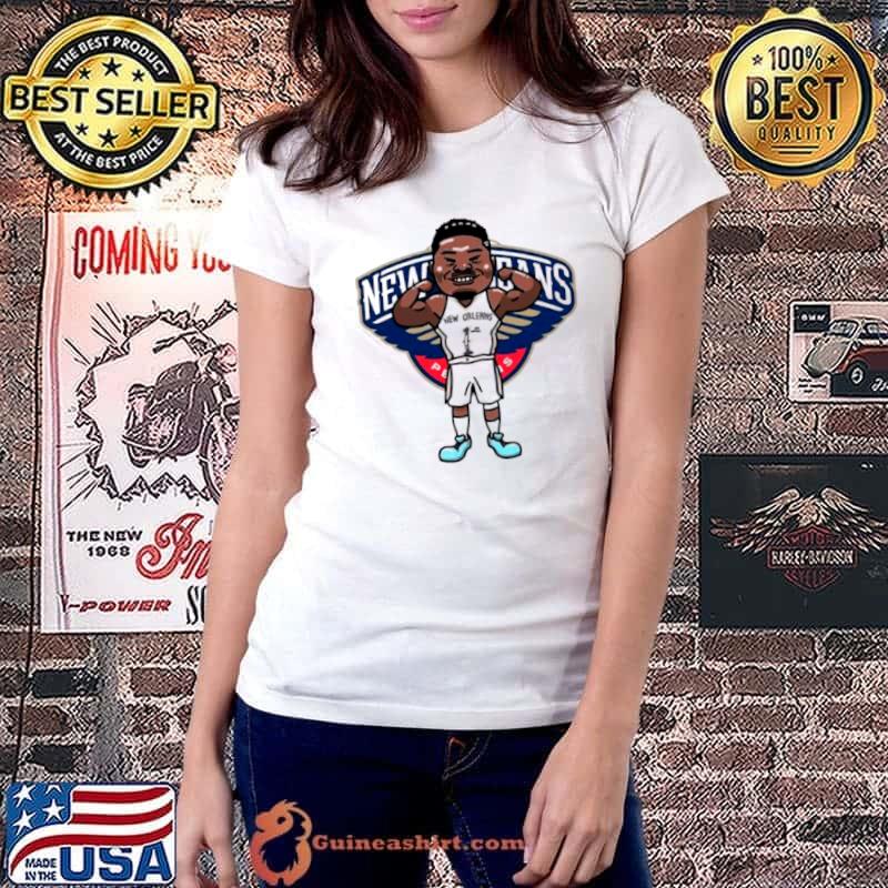 Funny zion Williamson New Orleans Pelicans player cartoon s Ladiestee