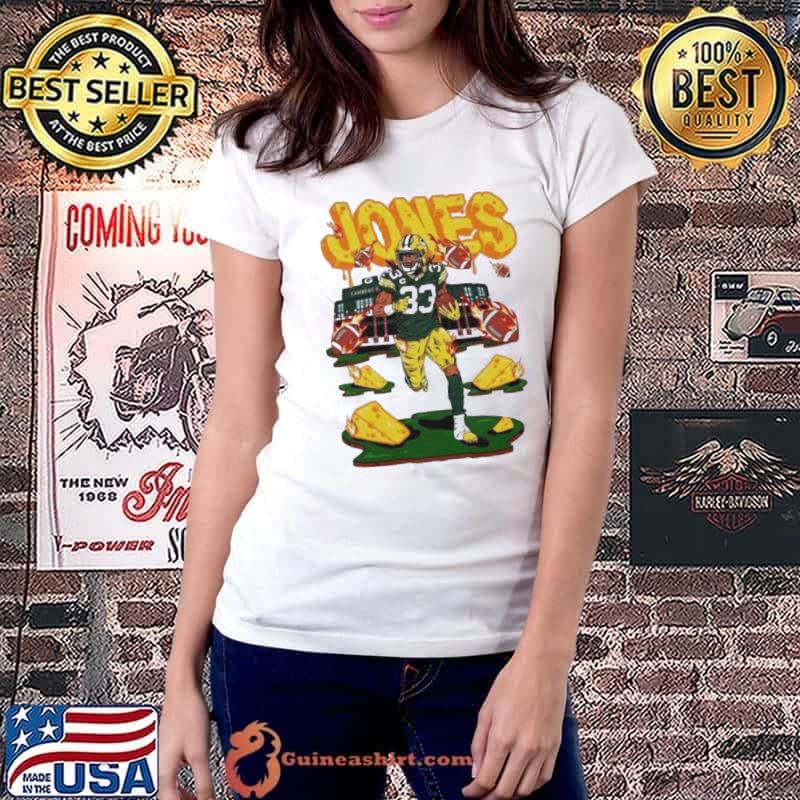 Green Bay Packers Aaron Jones Lamare Field stadium shirt