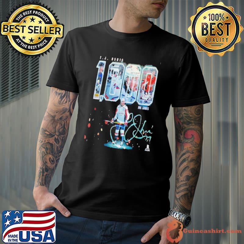 Honor T J Oshie 1k Games Washington Capitals TJ1k NHL Shirt Unisex